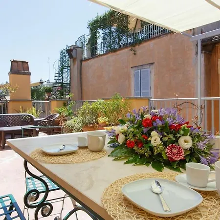 Appartement Vittoria Terrace Penthouse At The Spanish Steps